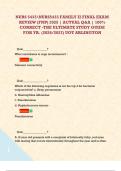 NURS 5433NURS5433 FAMILY II FINAL EXAM REVIEW &lpar;FNP&rpar; 2025 &vert; ACTUAL Q&A &vert; 100&percnt; CORRECT -THE ULTIMATE STUDY GUIDE FOR YR&period; &lpar;2026&sol;2027&rpar; UOT ARLINGTON    
