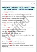 FDOT EARTHWORK 2 QUICK QUESTIONS  WITH DETAILED VERIFIED ANSWERS