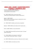 ANSC 4394 - EXAM 1 QUESTIONS WITH CORRECT ANSWERS 2026