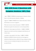 NSG 3450 Exam 4 Questions with Complete Solutions 100&percnt; Pass