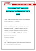 commerce 4pa3 chapter 2 Questions and Answers 100&percnt; Pass