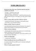 NURS 208 EXAM 3 QUESTIONS AND ANSWERS 2026