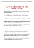 ALS Pretest 2024-2026 with 100&percnt;- correct answers