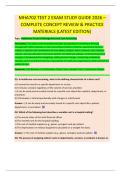 MHA702 TEST 2 EXAM STUDY GUIDE 2026 &ndash;  COMPLETE CONCEPT REVIEW & PRACTICE  MATERIALS &lpar;LATEST EDITION&rpar; 