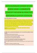 ZDTE BUNDLED EXAMS STUDY  GUIDE 2026 &ndash; COMPLETE  CONCEPT REVIEW & PRACTICE  MATERIALS &lpar;LATEST EDITION