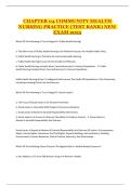   Chapter 04 Community Health Nursing Practice &lpar;Test Bank&rpar; New Exam 2025