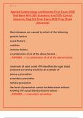 Applied Epidemiology & Biostats Final Exam Test Bank 2025&colon; 300 Questions & Answers