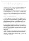 MGMT 309 EXAM 3 REVIEW TAMU QUESTIONS