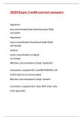 3020 Exam 3 with correct answers