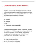 3020 Exam 2 with correct answers