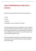 Exam 2 NURS3020 exam with correct answers