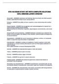 HTH 100 EXAM STUDY SET WITH COMPLETE SOLUTIONS 100&percnt; VERIFIED LATEST UPDATE&excl;&excl;