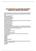 HTH 100 EXAM WITH ALL QUESTIONS AND CORRECT ANSWERS 100&percnt; VERIFIED LATEST UPDATE&excl;&excl;