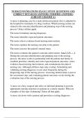 NUR3632 FOUNDATIONS EXAM 2 STUDY QUESTIONS AND  CORRECT DETAILED ANSWERS &lpar;VERIFIED ANSWERS&rpar;  ALREADY GRADED A&plus;