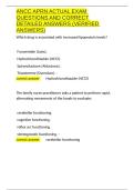 ANCC APRN ACTUAL EXAM QUESTIONS AND CORRECT DETAILED ANSWERS &lpar;VERIFIED ANSWERS&rpar;&period;docx
