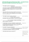 C810 Data Management Study Guide 2025 &mdash; Complete Review&comma; Essential Concepts & Structured Prep Resource