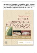Test Bank For Illustrated Dental Embryology Histology And Anatomy 6th Edition By Margaret J&period; Fehrenbach&comma; Tracy Popowics All Chapters&vert; Latest 2025&sol;2026 A&plus;
