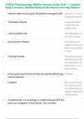  TCDHA Pharmacology Midterm Review Guide 2025 &mdash; Updated Drug Concepts&comma; Detailed Notes & Structured Learning Support