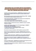 SERVICENOW CSM &lpar;CUSTOMER SERVICE MANAGEMENT&rpar; - CERTIFIED IMPLEMENTATION SPECIALIST NEW STUDY SET WITH 100&percnt; VERIFIED SOLUTIONS UPDATED&excl;&excl;