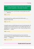 CPJE law Questions and Correct Answers&sol;  Latest Update &sol; Already Graded