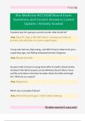 Bio-Medicine NCCAOM Board Exam  Questions and Correct Answers&sol; Latest  Update &sol; Already Graded