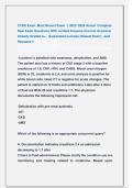 CCDS Exam &comma;Most Recent Exam  &vert;&vert; 2025 &sol;2026 Actual  Complete  Real Exam Questions With verified Answers &lpar;Correct Answers&rpar;                        Already Graded A&plus; &comma; Guaranteed success&vert; Newest Exam &vert; Just   Released &excl;&excl;    