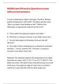 N328 Exam 2 Practice Questions exam with correct answers