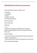 NUR 328 Exam 2 with correct answers