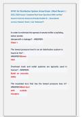 HVAC Air Distribution System Actual Exam &vert;&vert; Most Recent &vert;&vert;  2025 &sol;2026 Actual  Complete Real Exam Questions With verified  Answers &lpar;Correct Answers&rpar; Already Graded A&plus; &comma; Guaranteed               success&vert; Newest  Exam &vert; Just  Released &excl;&excl;