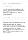SSM EXAM 2 QUIZ QUESTIONS & ANSWERS