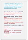 LEADERSHIP AND MANAGEMENT ATI Actual Exam  &vert;&vert; Most  Recent &vert;&vert; 2025 &sol;2026 Actual  Complete Real Exam Questions  With verified Answers &lpar;Correct Answers&rpar; Already Graded A&plus;  &comma; Guaranteed  success&vert; Newest  Exam &vert; Just  Released &excl;&excl;  Leadership and Management AT