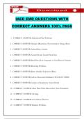 IAED EMD QUESTIONS WITH CORRECT ANSWERS 100&percnt; PASS