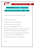 TEDA&sol;EEDA Exam 1 Questions with Correct Answers 100&percnt; Pass
