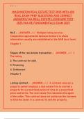 Washington Real Estate Exam Prep 2025&colon; 400 Practice Questions & Answers