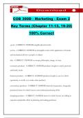 COB 300D - Marketing - Exam 2 Key Terms &lpar;Chapter 11-13&comma; 19-20&rpar; 100&percnt; Correct