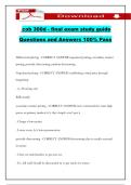 cob 300d - final exam study guide Questions and Answers 100&percnt; Pass