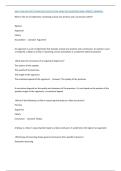 WGU C168 OA LATEST EXAM 2023-2024 ACTUAL EXAM 200 QUESTIONS AND CORRECT ANSWERS 