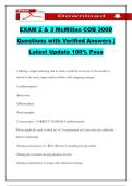 EXAM 2 & 3 McMillan COB 300D Questions with Verified Answers &vert; Latest Update 100&percnt; Pass