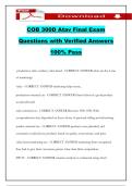COB 300D Atav Final Exam Questions with Verified Answers 100&percnt; Pass