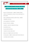 NNA Training &lpar;Notary Exam CA&rpar; Exam with Correct Answers 100&percnt; PASS
