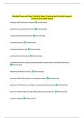 BUNDLE-&colon;&colon;Maryland Cosmetology Exams with Correct Answers 
