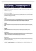ICLA Standard 2 exam questions with answers rated a&plus; sure pass &excl;&excl;&excl;