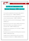 CJ110 ch 4 Questions with Correct Answers 100&percnt; Correct
