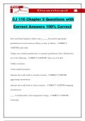 CJ 110 Chapter 9 Questions with Correct Answers 100&percnt; Correct
