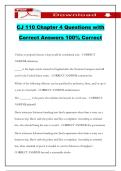 CJ 110 Chapter 4 Questions with Correct Answers 100&percnt; Correct