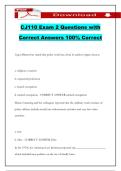 CJ110 Exam 2 Questions with Correct Answers 100&percnt; Correct