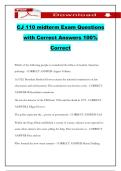 CJ 110 midterm Exam Questions with Correct Answers 100&percnt; Correct