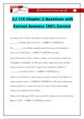 CJ 110 Chapter 2 Questions with Correct Answers 100&percnt; Correct
