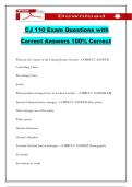 CJ 110 Exam Questions with Correct Answers 100&percnt; Correct