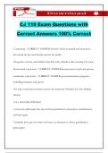 CJ 110 Exam Questions with Correct Answers 100&percnt; Correct